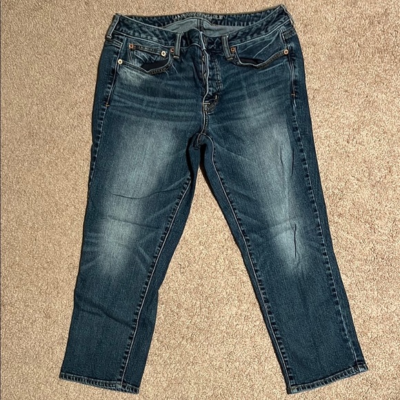 American Eagle Women’s - Boy Crop Jeans - Picture 1 of 4
